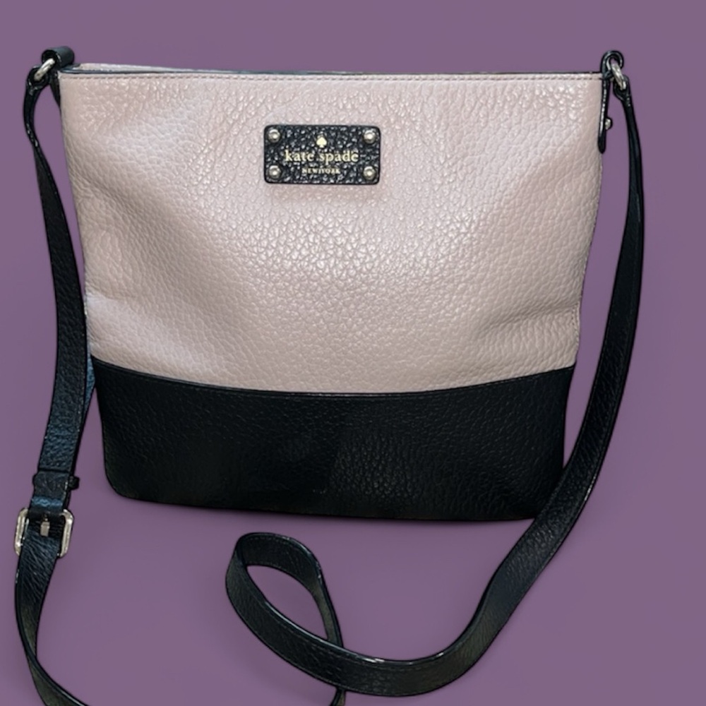 Kate Spade Cream and Black Crossbody Bag